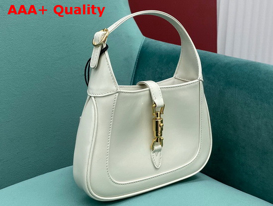 Gucci Jackie 1961 Mini Hobo Bag in White Leather 637091 Replica