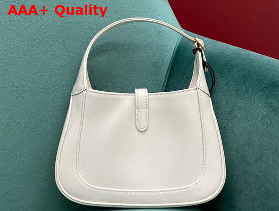 Gucci Jackie 1961 Mini Hobo Bag in White Leather 637091 Replica