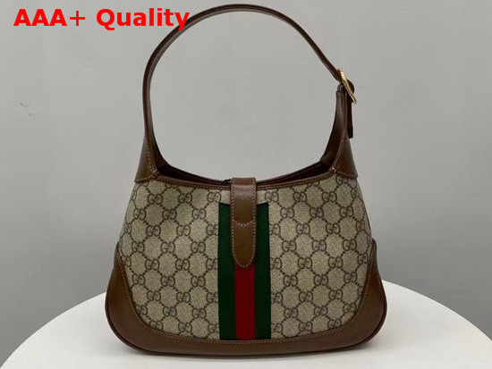 Gucci Jackie 1961 Small Hobo Bag Beige Ebony GG Supreme Canvas 636706 Replica