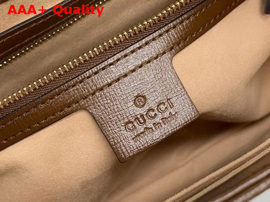 Gucci Jackie 1961 Small Hobo Bag Beige Ebony GG Supreme Canvas 636706 Replica