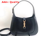 Gucci Jackie 1961 Small Hobo Bag in Black Leather 636709 Replica