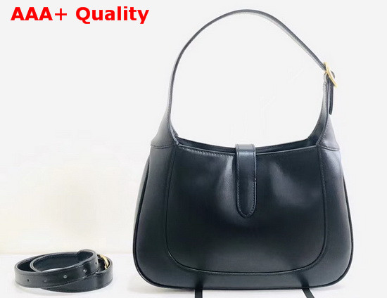 Gucci Jackie 1961 Small Hobo Bag in Black Leather 636709 Replica