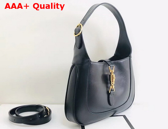 Gucci Jackie 1961 Small Hobo Bag in Black Leather 636709 Replica