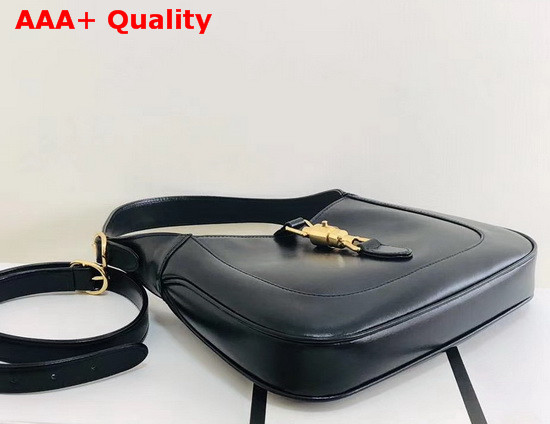 Gucci Jackie 1961 Small Hobo Bag in Black Leather 636709 Replica