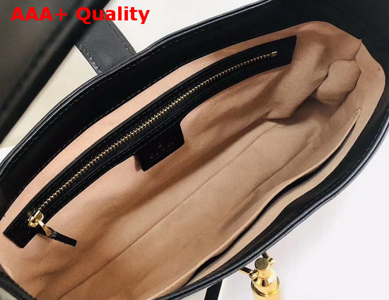 Gucci Jackie 1961 Small Hobo Bag in Black Leather 636709 Replica