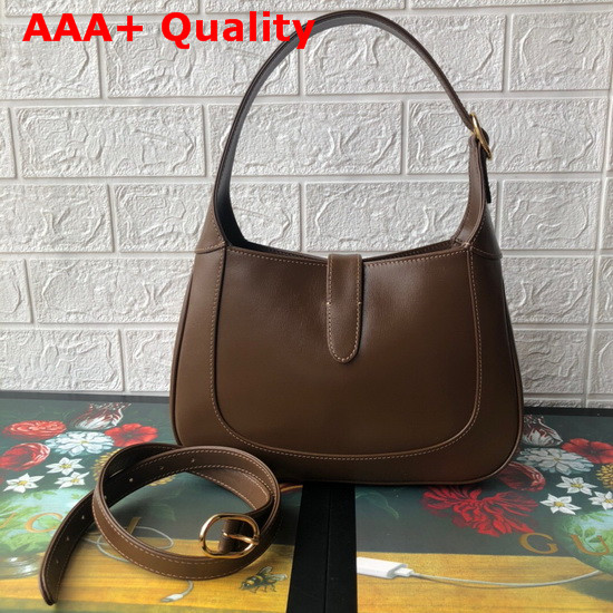 Gucci Jackie 1961 Small Hobo Bag in Brown Leather 636709 Replica