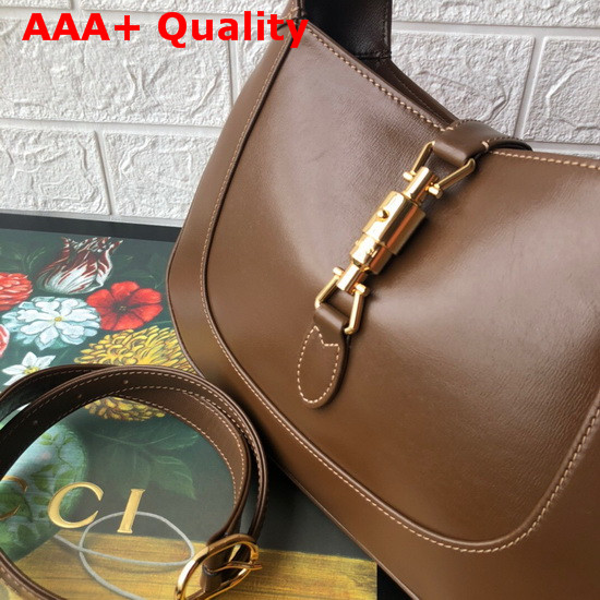 Gucci Jackie 1961 Small Hobo Bag in Brown Leather 636709 Replica