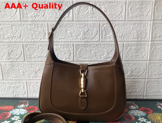 Gucci Jackie 1961 Small Hobo Bag in Brown Leather 636709 Replica