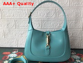 Gucci Jackie 1961 Small Hobo Bag in Light Blue Leather 636709 Replica