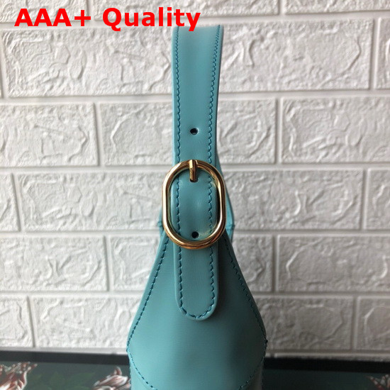 Gucci Jackie 1961 Small Hobo Bag in Light Blue Leather 636709 Replica