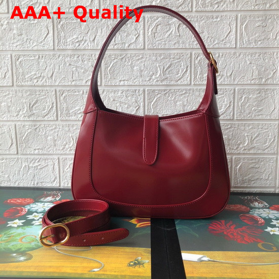 Gucci Jackie 1961 Small Hobo Bag in Red Leather 636709 Replica