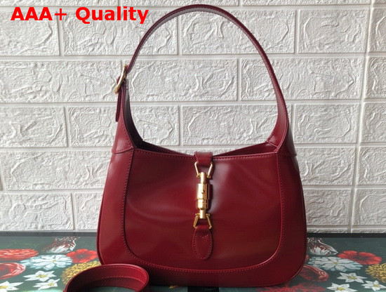 Gucci Jackie 1961 Small Hobo Bag in Red Leather 636709 Replica