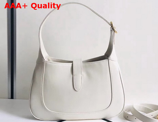 Gucci Jackie 1961 Small Hobo Bag in White Leather 636709 Replica