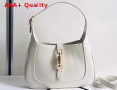 Gucci Jackie 1961 Small Hobo Bag in White Leather 636709 Replica