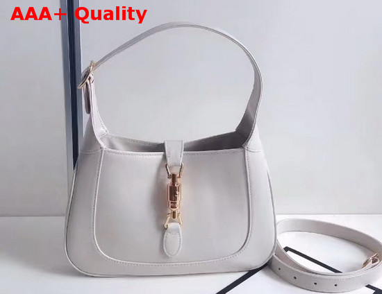 Gucci Jackie 1961 Small Hobo Bag in White Leather 636709 Replica