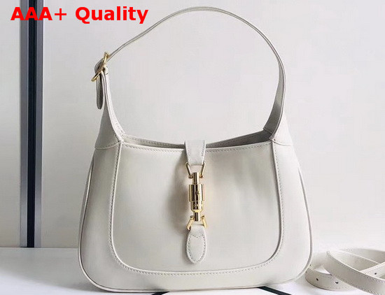 Gucci Jackie 1961 Small Hobo Bag in White Leather 636709 Replica