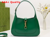 Gucci Jackie 1961 Small Shoulder Bag Emerald Green Leather 636709 Replica