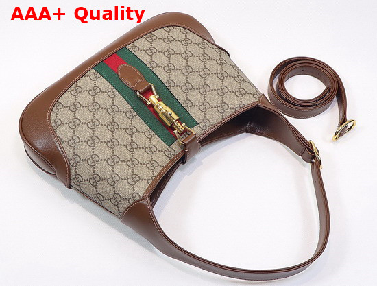 Gucci Jackie 1961 Small Shoulder Bag GG Supreme Canvas 636706 Replica