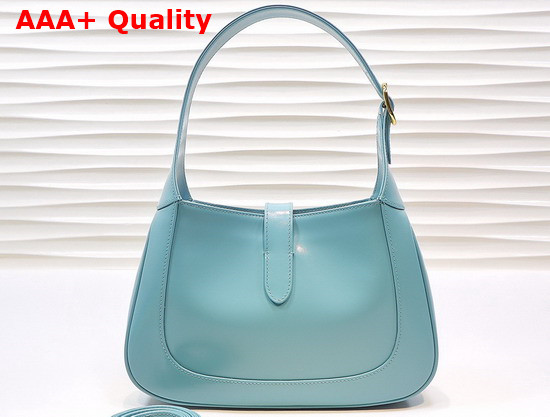 Gucci Jackie 1961 Small Shoulder Bag Light Blue Leather 636709 Replica