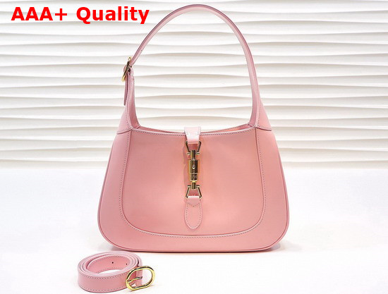 Gucci Jackie 1961 Small Shoulder Bag Light Pink Leather 636709 Replica