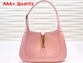 Gucci Jackie 1961 Small Shoulder Bag Light Pink Leather 636709 Replica