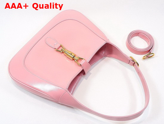 Gucci Jackie 1961 Small Shoulder Bag Light Pink Leather 636709 Replica