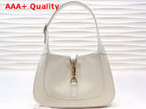 Gucci Jackie 1961 Small Shoulder Bag White Leather 636709 Replica