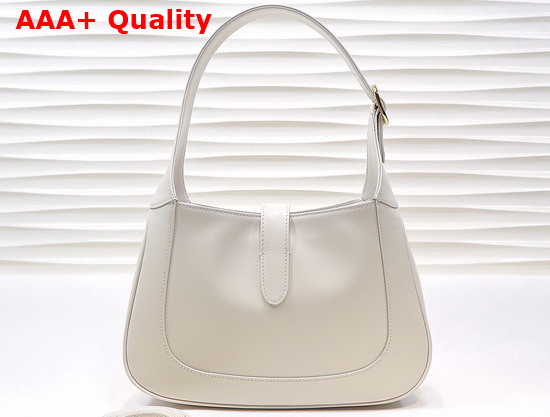 Gucci Jackie 1961 Small Shoulder Bag White Leather 636709 Replica