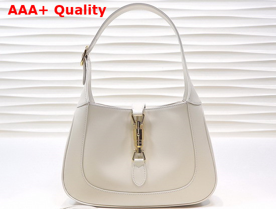 Gucci Jackie 1961 Small Shoulder Bag White Leather 636709 Replica