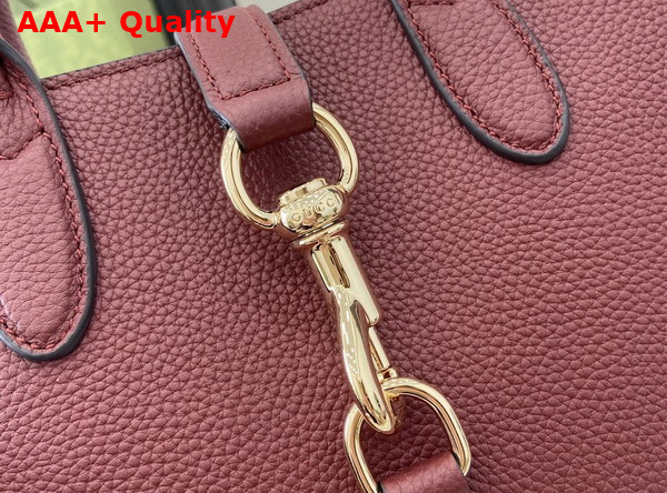 Gucci Jackie Small Tote Bag Gucci Rosso Ancora Leather 795349 Replica