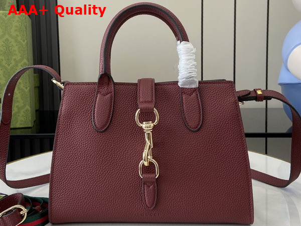 Gucci Jackie Small Tote Bag Gucci Rosso Ancora Leather 795349 Replica