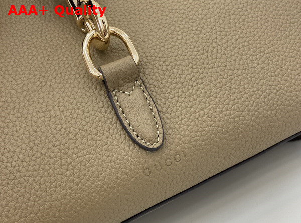 Gucci Jackie Small Tote Bag in Beige Leather 795349 Replica