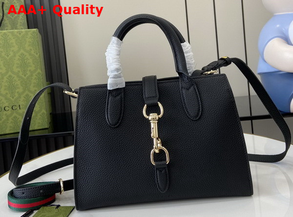 Gucci Jackie Small Tote Bag in Black Leather 795349 Replica