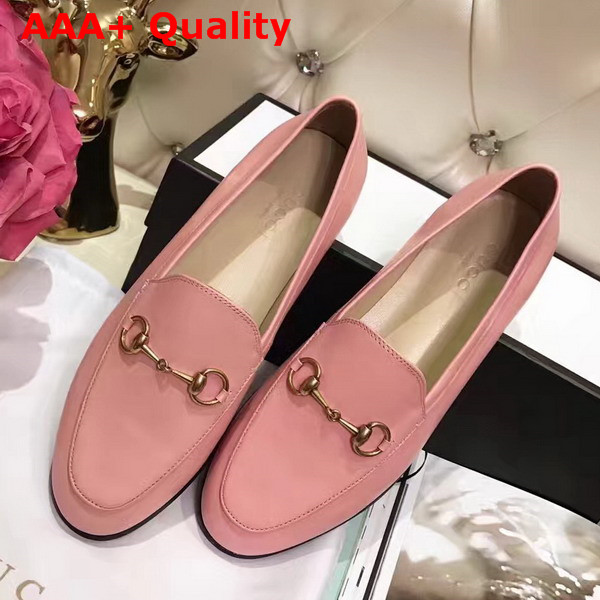 Gucci Jordaan Leather Loafer in Red Replica