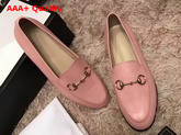 Gucci Jordaan Leather Loafer in Red Replica