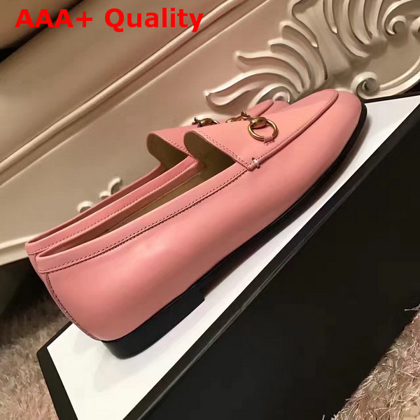 Gucci Jordaan Leather Loafer in Red Replica