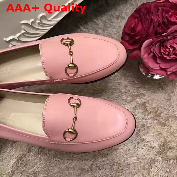 Gucci Jordaan Leather Loafer in Red Replica