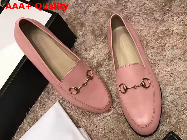 Gucci Jordaan Leather Loafer in Red Replica