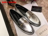 Gucci Jordaan Metallic Loafer Replica