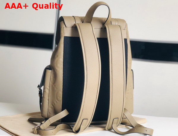 Gucci Jumbo GG Backpack in Taupe Leather 625770 Replica