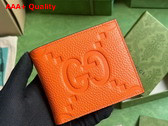 Gucci Jumbo GG Coin Wallet in Orange Jumbo GG Leather 739479 Replica