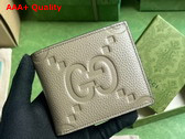 Gucci Jumbo GG Coin Wallet in Taupe Jumbo GG Leather 739479 Replica