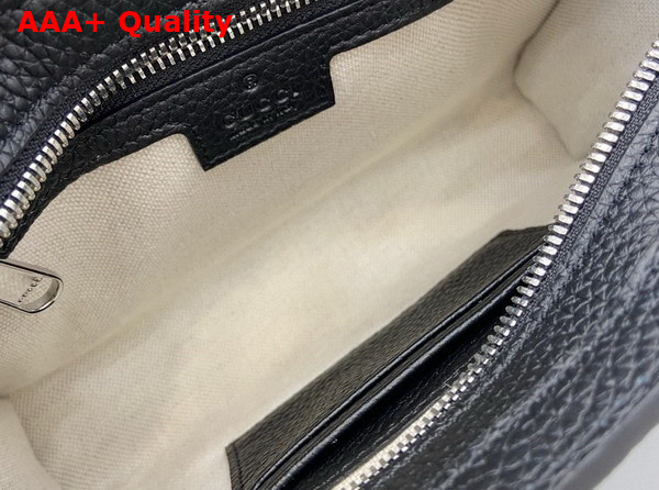 Gucci Jumbo GG Mini Bag in Black Jumbo GG Leather 795240 Replica