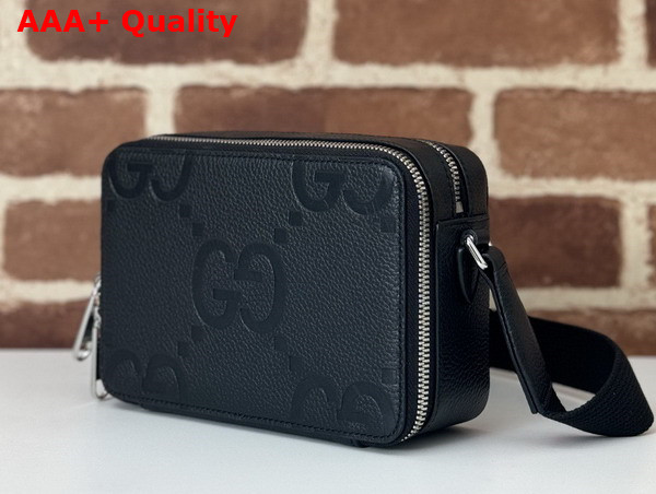 Gucci Jumbo GG Super Mini Bag in Black 816958 Replica