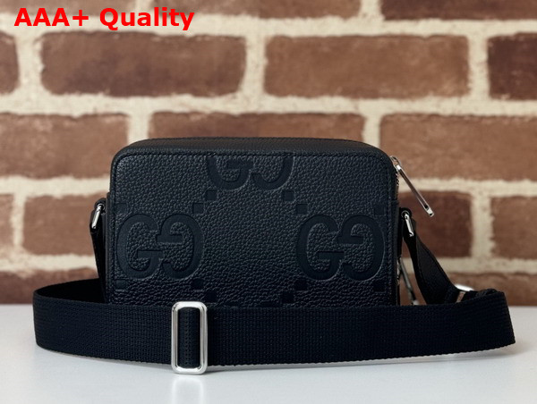 Gucci Jumbo GG Super Mini Bag in Black 816958 Replica