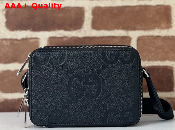 Gucci Jumbo GG Super Mini Bag in Black 816958 Replica