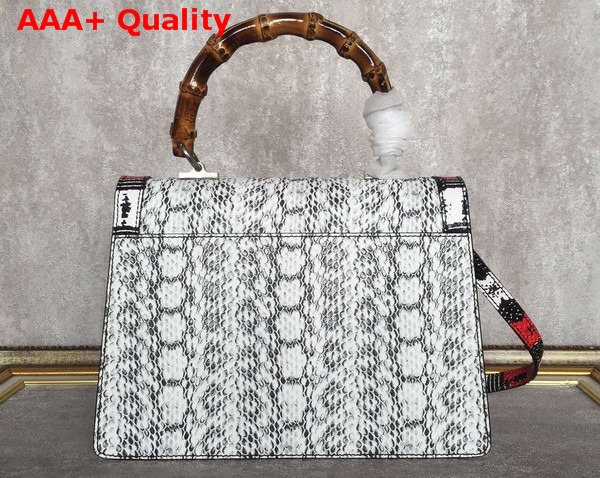 Gucci Lilith Snakeskin Top Handle Bag Beige Snakeskin Replica