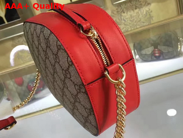 Gucci Limited Edition GG Supreme Mini Chain Bag Embroidered Heart Snake and Flower Replica