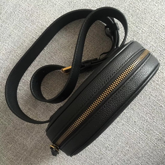 Gucci Logo Belt Bag in Black Real Leather