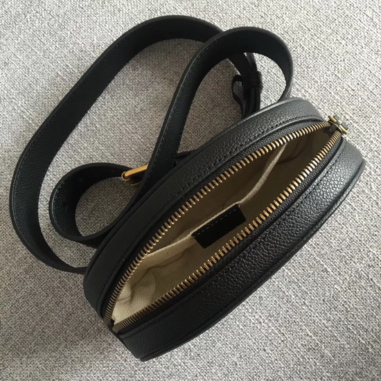 Gucci Logo Belt Bag in Black Real Leather